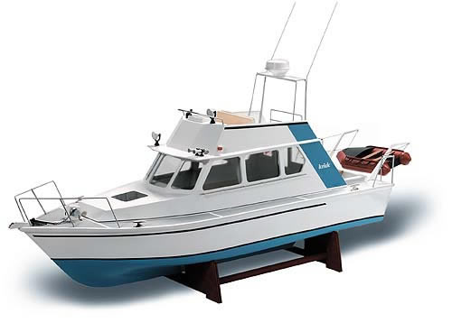 krick lisa m motor yacht 1:25 scale radio control model