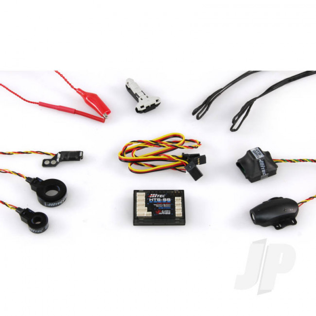 Hitec HTS-SS Blue Full Telemetry Combo Pack (55846) For RC Aircraft
