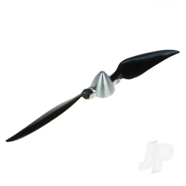 JP Folding Propeller 10x8 With 30mm CNC Aluminium Spinner for RC Model Planes