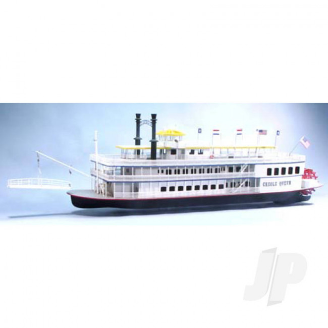 Dumas Creole Queen (1222) Wooden Mississippi River Paddle Steam Boat Ship Kit