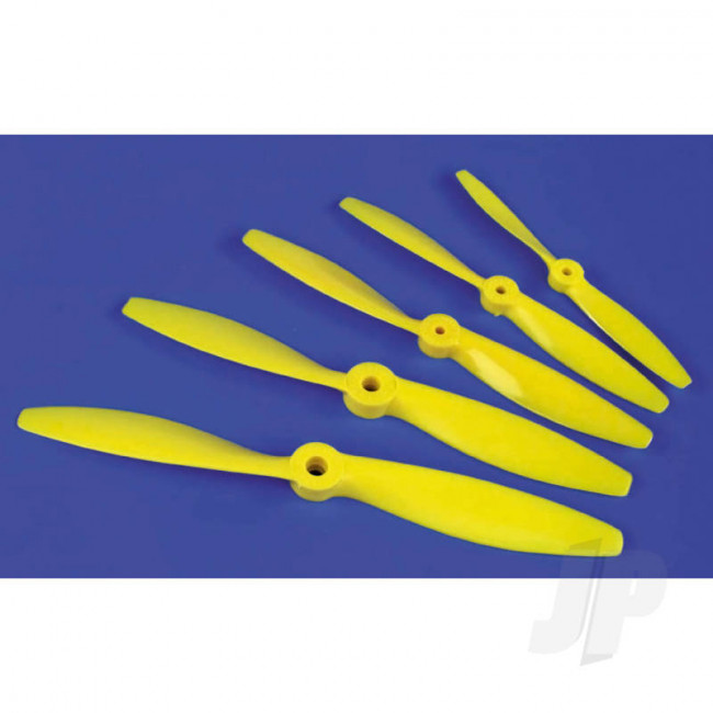 JP Nylon Propeller Yellow 7x4 58L for RC Aircraft