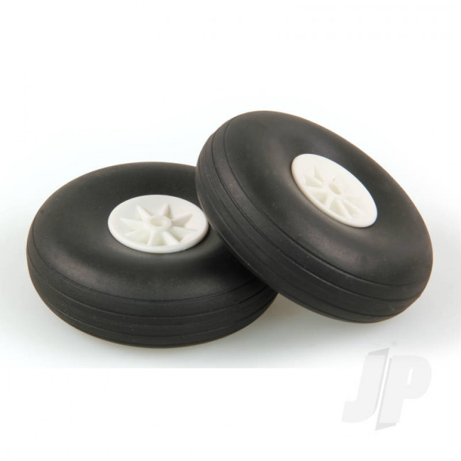 JP 2.3/4in - (69mm) White Wheels (2pcs) for RC Aircraft