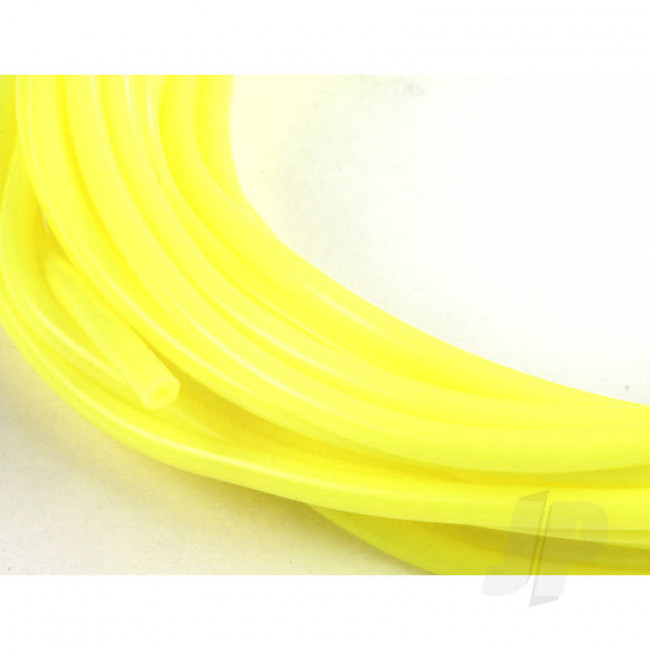 JP 2mm (3/32") Silicone Fuel Tube Neon Yellow 10m For RC Model