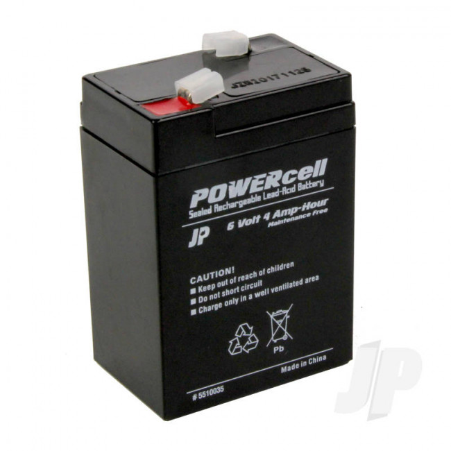JP 6V 4Ah Powercell Gel Battery for RC Model