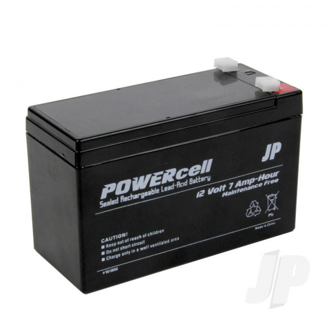 JP 12V 7Ah Powercell Gel Battery for RC Model
