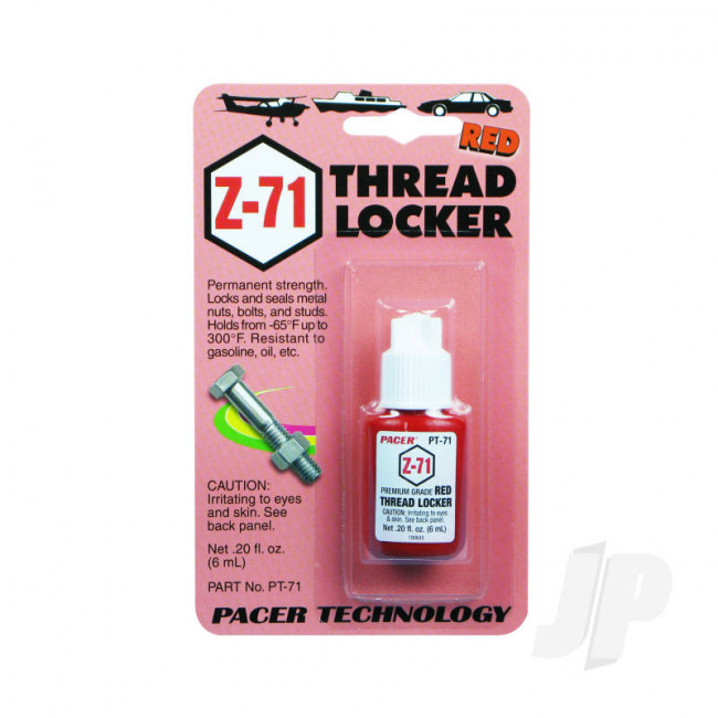 Zap PT71 Z-71 Red Thread Lock Locker .20oz
