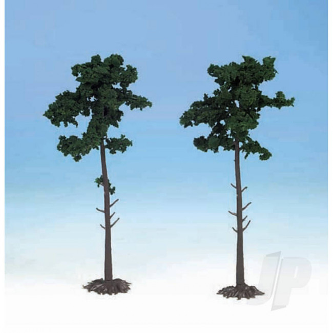 Heki 1150 2 Scots Pine Trees 18cm For Scenic Diorama Model Trains