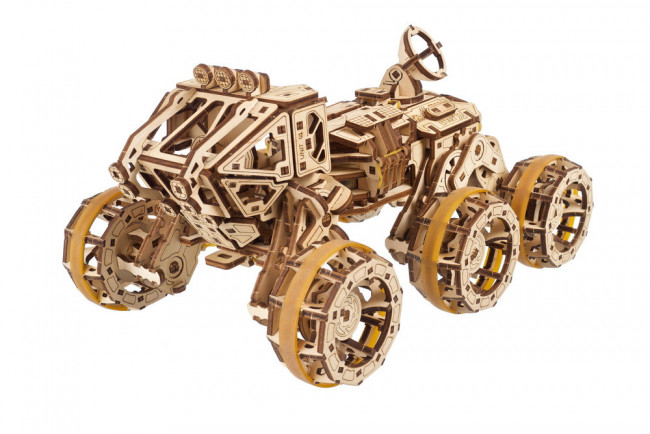 UGears Manned Mars Rover Mechanical Wood Construction Kit