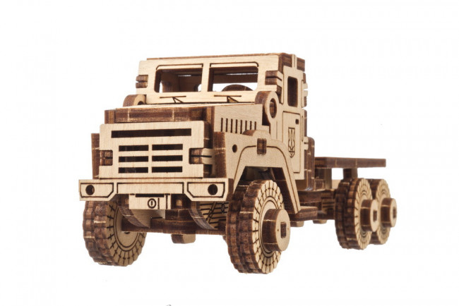 UGears Military Truck Mechanical Wood Construction Kit