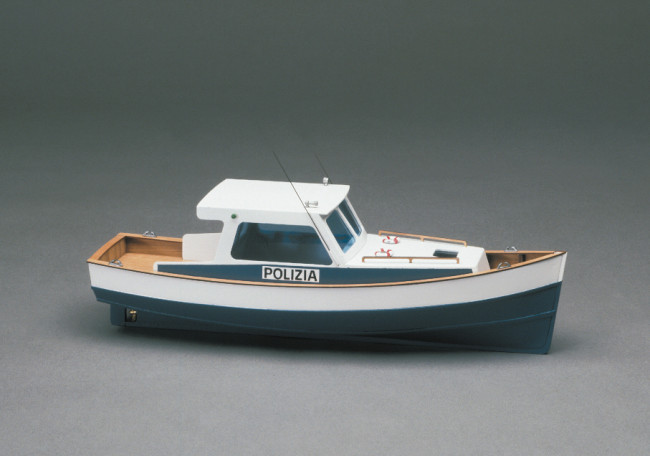 Mantua Police Boat Motor Launch 1:35 Scale Wood Ship Kit 