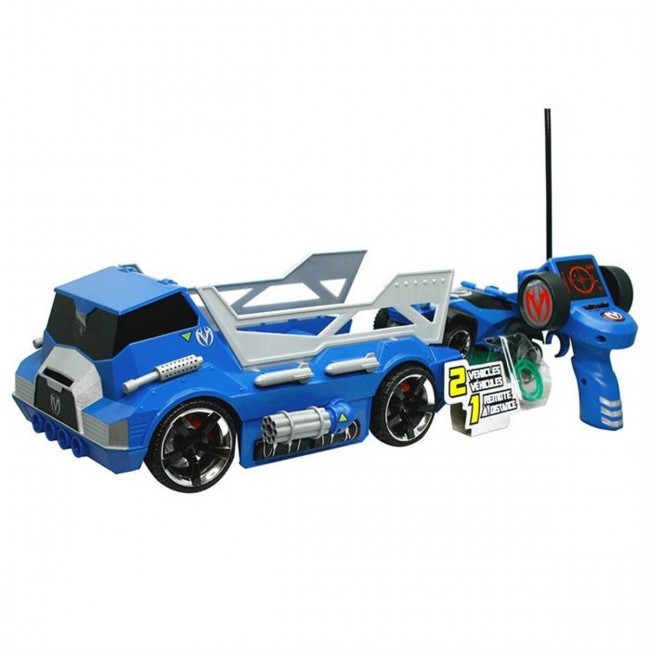 MAISTO Street Troopers Menace & Scout (BLUE) | Drive 2 vehicles with 1 remote! | Shoots discs!