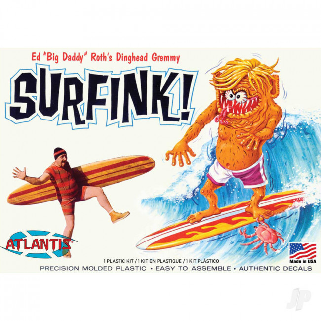 Atlantis Models Ed Big Daddy Roth Surfink Kustom Kulture Hot Rod Plastic Kit