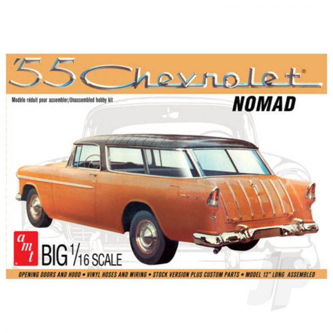 AMT 1:16 1955 Chevy Nomad Wagon Plastic Car Kit