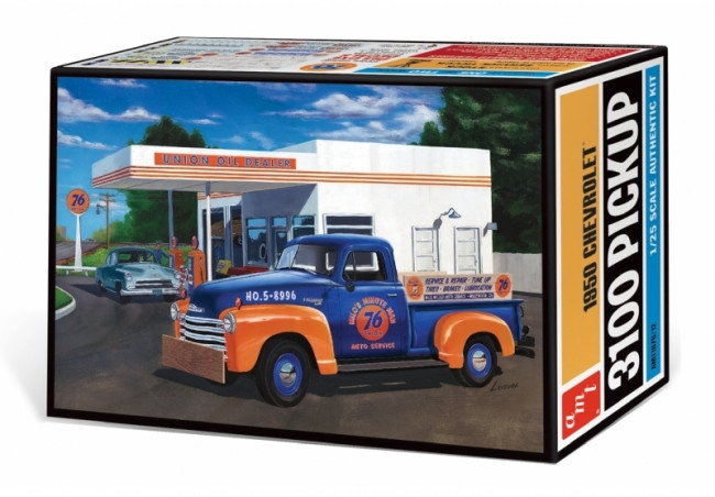 1950 Chevy Pickup Truck - Highly Detailed 1:25 Scale AMT Plastic Kit 