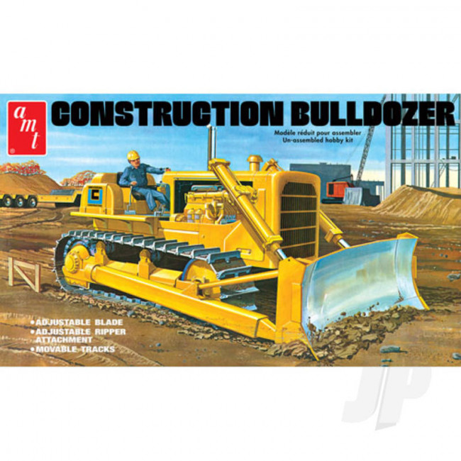 AMT 1:25 Construction Bulldozer Plastic Kit