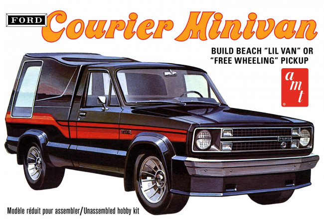 AMT 1:25 1978 Ford Courier Van / Pickup Truck Plastic Kit