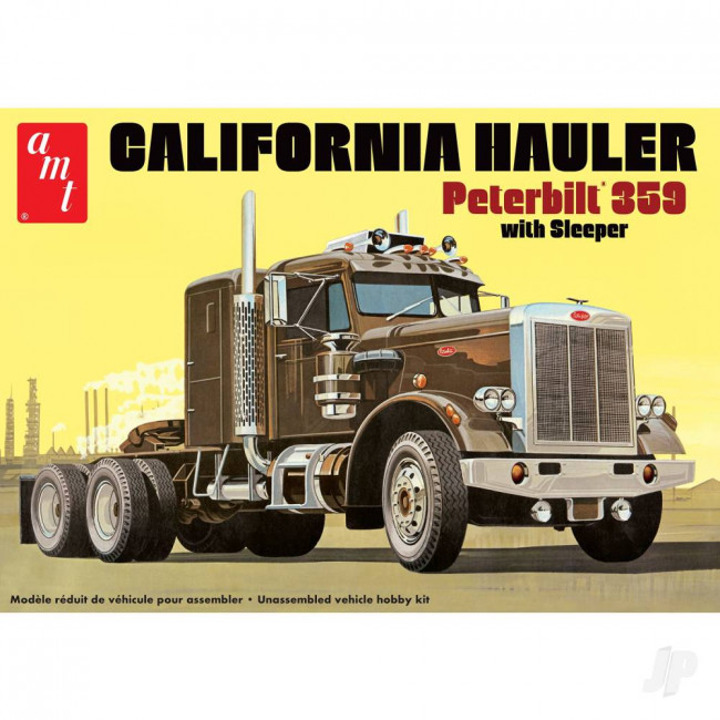 AMT Peterbilt 359 California Hauler w/Sleeper Plastic Kit