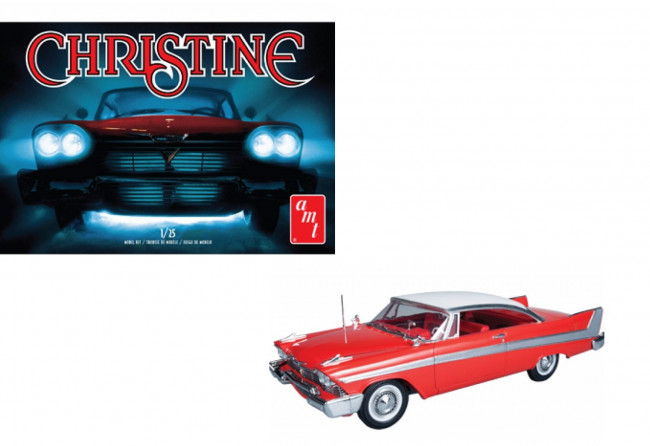 "Christine" 1958 Plymouth Fury 1:25 Scale AMT Detailed Plastic Kit AMT801