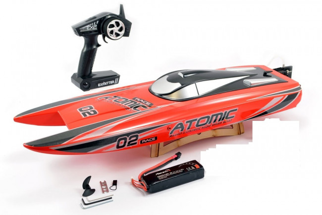 Volantex Racent Atomic 70cm Brushless RC Racing Speed Boat ARTR - Fast 60KPH!