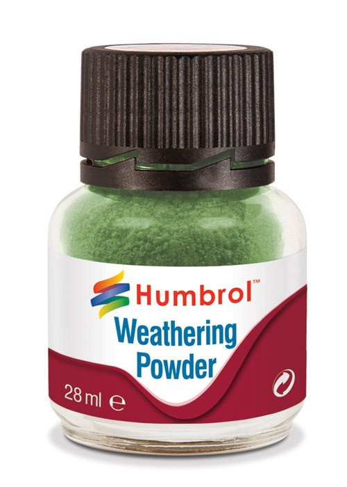 Humbrol Weathering Powder Chrome Oxide Green 28ml Bottle AV0005