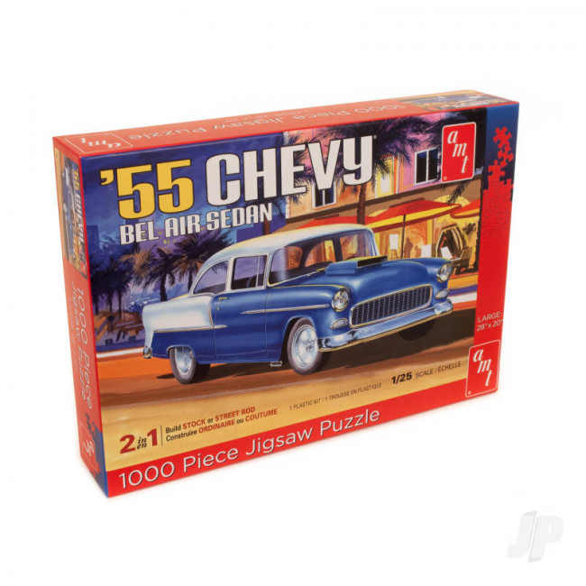 AMT 1955 Chevy Bel Air 1000 Piece Jigsaw Puzzle 
