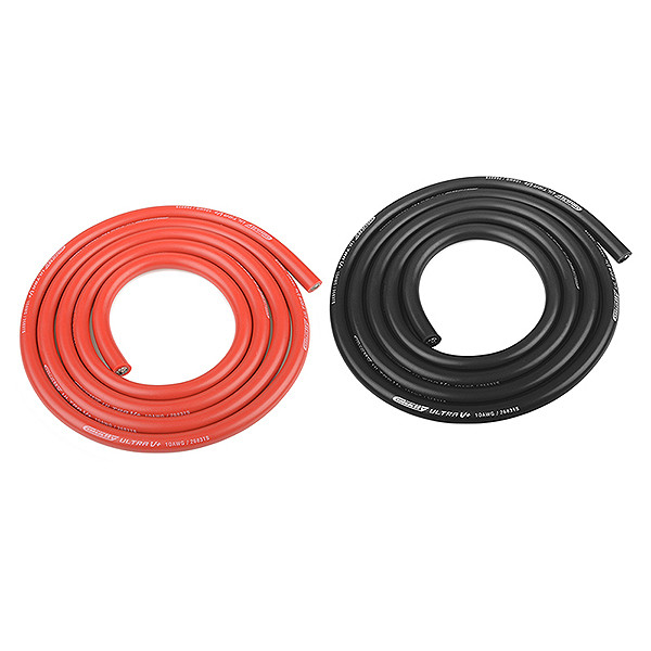 Corally Ultra V+ Silicone Wire Super Flexible Black And Red