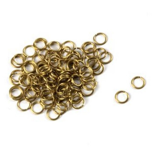 Caldercraft 8mm x 6mm Brass Rigging Rings RC Scale Model Boats & Ships