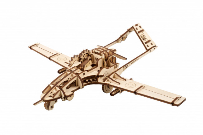 UGears Bayraktar TB2 Combat Drone UAV Mechanical Wood Construction Kit