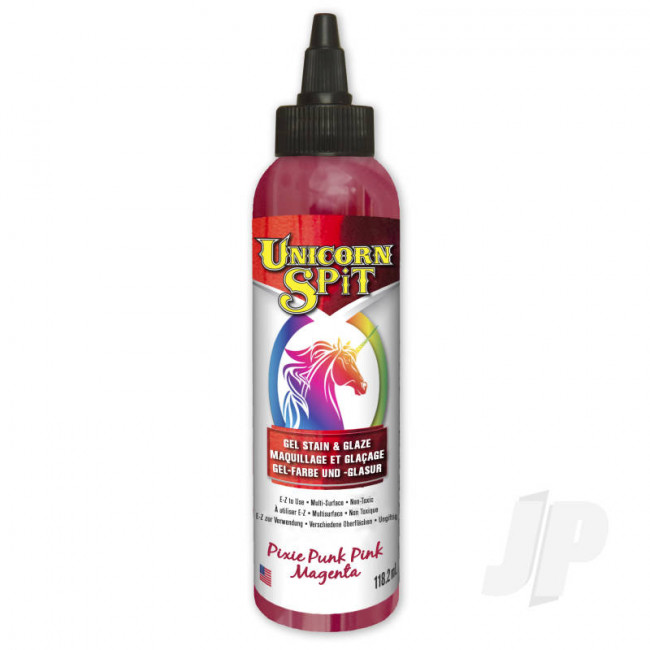 Unicorn Spit Pixie Punk Pink 4oz (118.2ml) Unique Paint Stain Glaze in One!