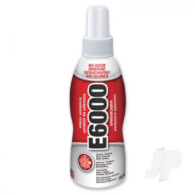 Eclectic E6000 Spray Adhesive Glue Clear 4oz (118.2ml)