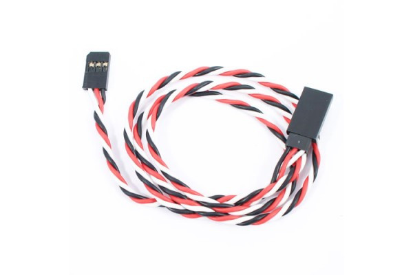Etronix 22AWG Twisted 45cm Servo Extension Cable with Futaba Connectors ET0736