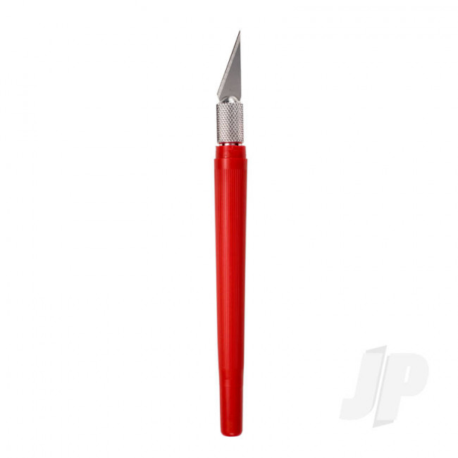 Excel K40 Pocket Clip-on Knife with Twist-off Cap, Red