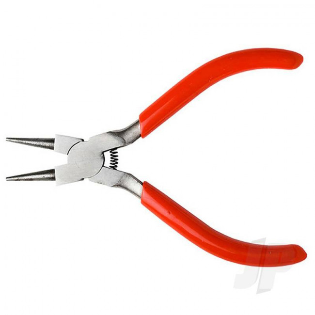 Excel 5in Spring Loaded Soft Grip Plier, Round Nose