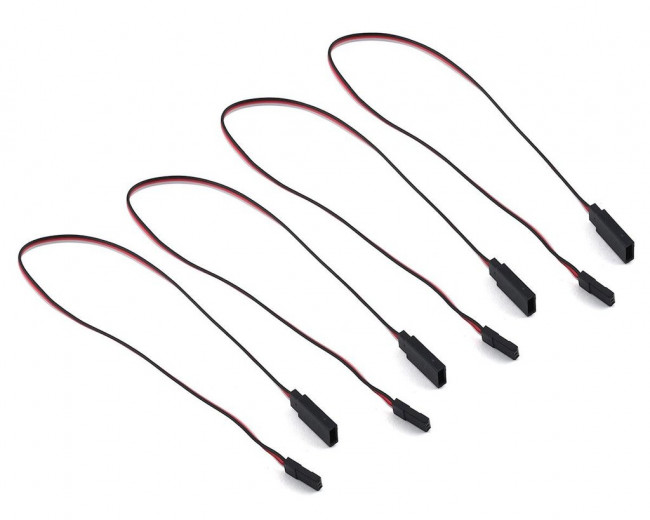 Flite Test 30cm Servo Extension Wires Cables (4 pcs) For RC Aircraft