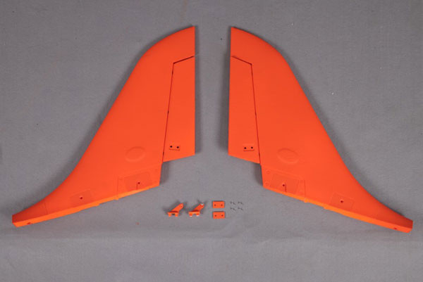FMS 90mm Super Scorpion Vertical Stabilzer Orange