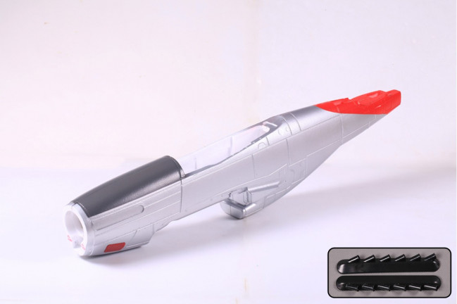 FMS P51 V7/V8 Red Tail Fuselage W/Plastic Parts Inst.