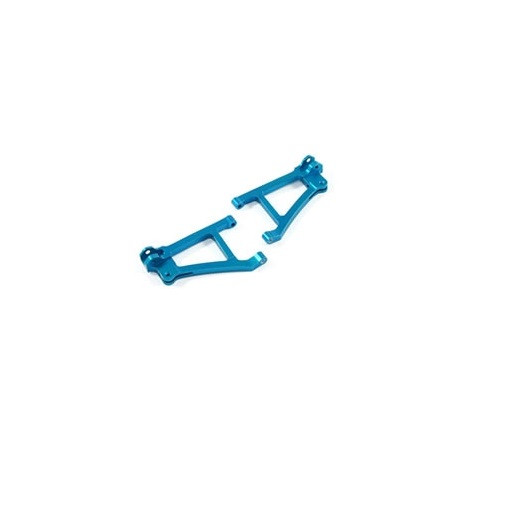 Fastrax Blue Aluminium Rear Lower Suspension Arms fits Traxxas Mini Slash