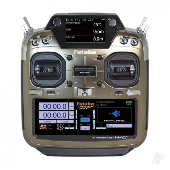Futaba 32MZ-WC 26-channel Air Radio Transmitter w/ R7214SB Rx Receiver