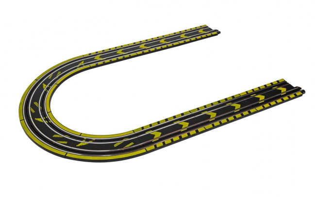 Micro Scalextric G8045 Track Extension Pack of Straights and Curves for Slot Cars