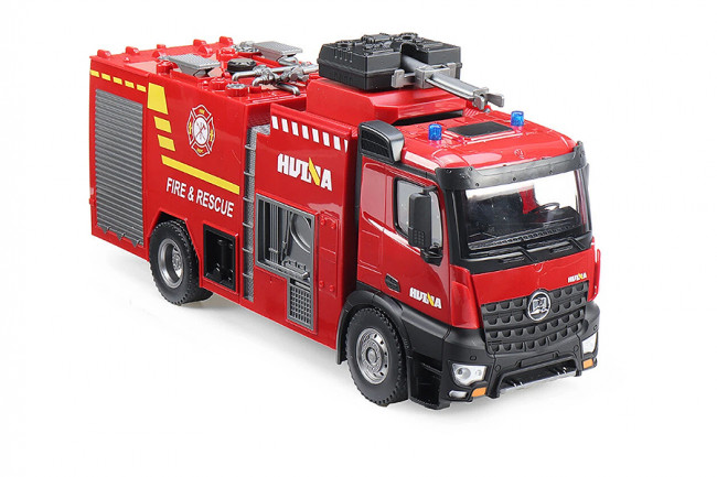 Huina RC Fire Engine Truck - Working Lights, Sound & Water Cannon!