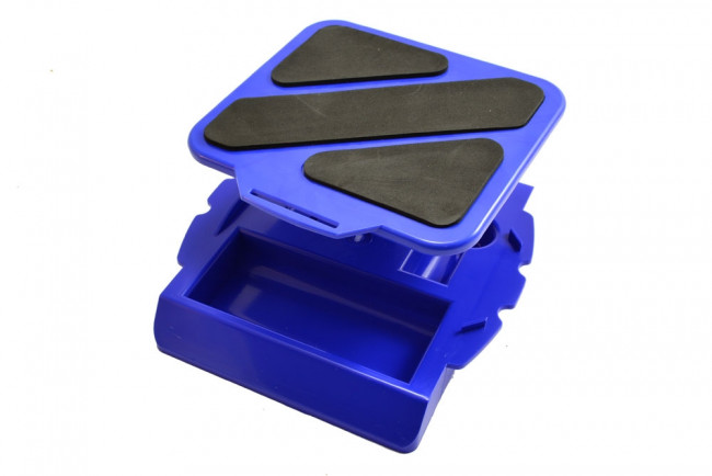 Rotating Car Maintenance Pit Stand with Tray for RC Cars - Various Colours