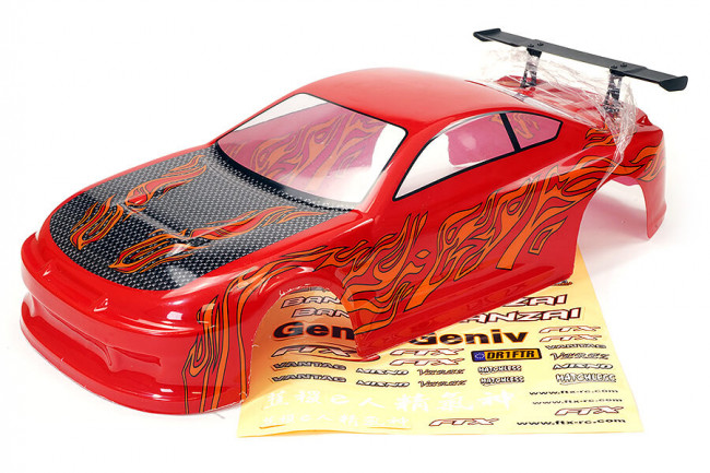 FTX Banzai Nissan S15 Silvia Style 1:10 RC Drift Car Body Shell – Red