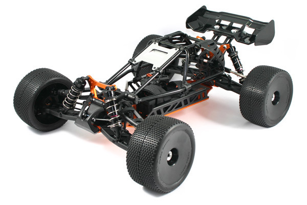 Hobao OFNA Hyper Cage Truggy Electric Roller Chassis RC - Black