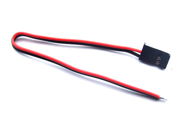 Etronix 15cm 22Awg Jr Straight Battery Wire