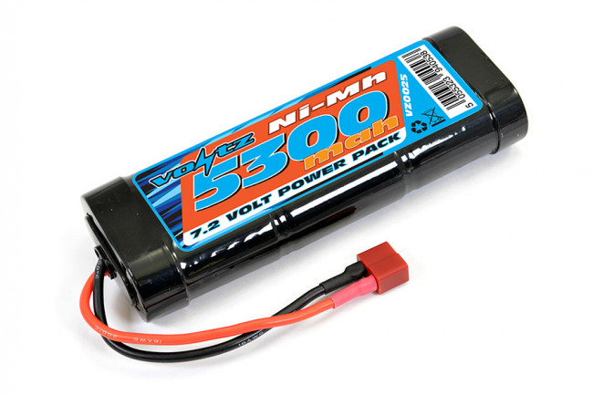 Voltz 5300mAh 7.2v NiMH RC Car Battery Stick Pack w/Deans Connector Plug