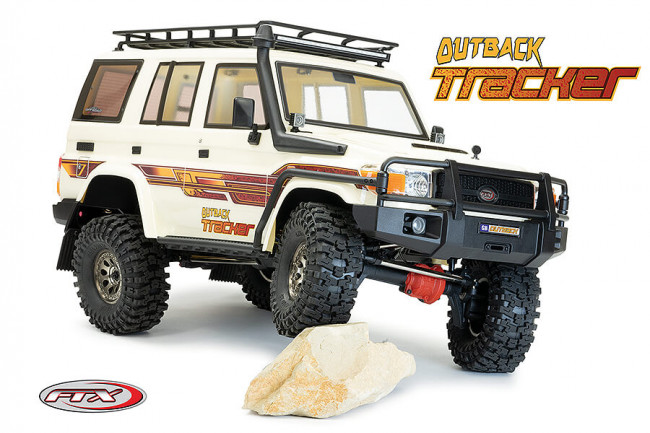 FTX Outback Tracker 4X4 RTR 1:10 RC Trail Crawler Truck w/ Lights - White