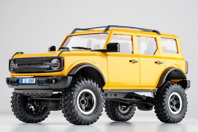 Eazy RC 1:18 Bronx Ford Bronco Style RTR Scale Crawler - Yellow