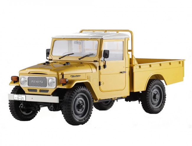 FMS 1:12 Toyota FJ45 Land Cruiser Highly Detailed Scale RTR RC Car - Yellow