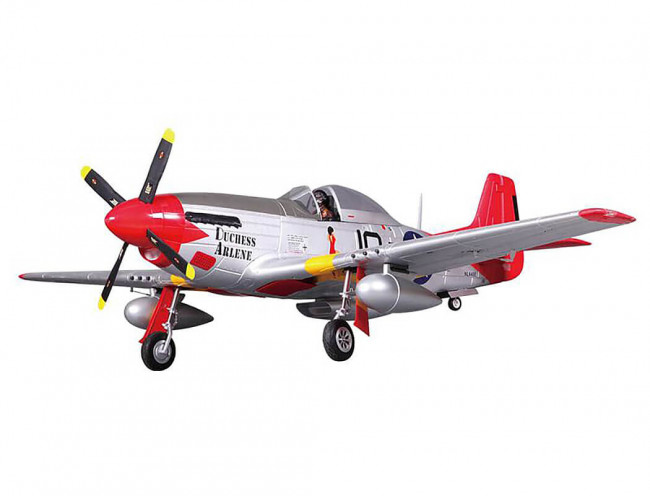 FMS North American P-51D Mustang V8 - Red Tail (1400mm) ARTF (no Tx/Rx/Batt)