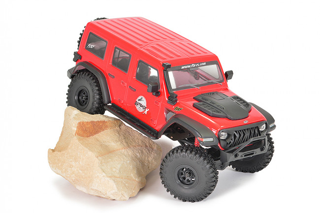 FTX 1:18 Outback Mini X Fury 4x4 RTR RC Rock Crawler Jeep Truck - Red